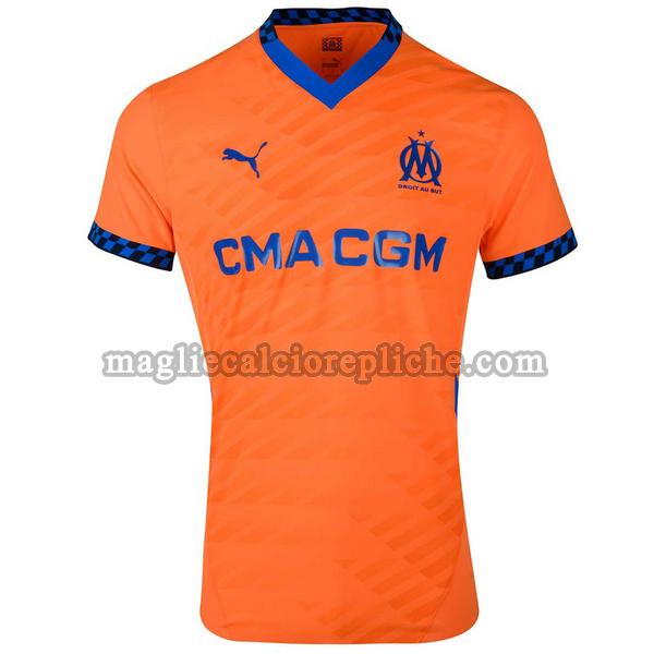 terza maglie calcio olympique marsiglia 2024 2025 arancione