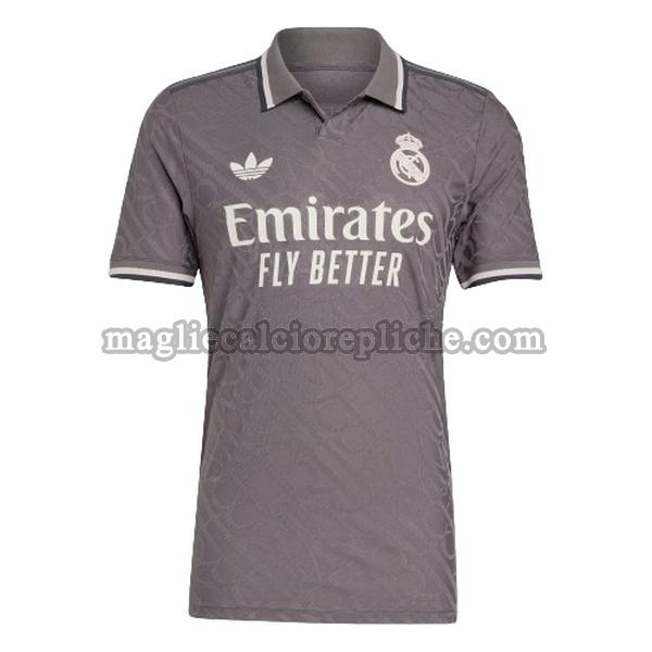 terza maglie calcio real madrid 2024 2025 grigio