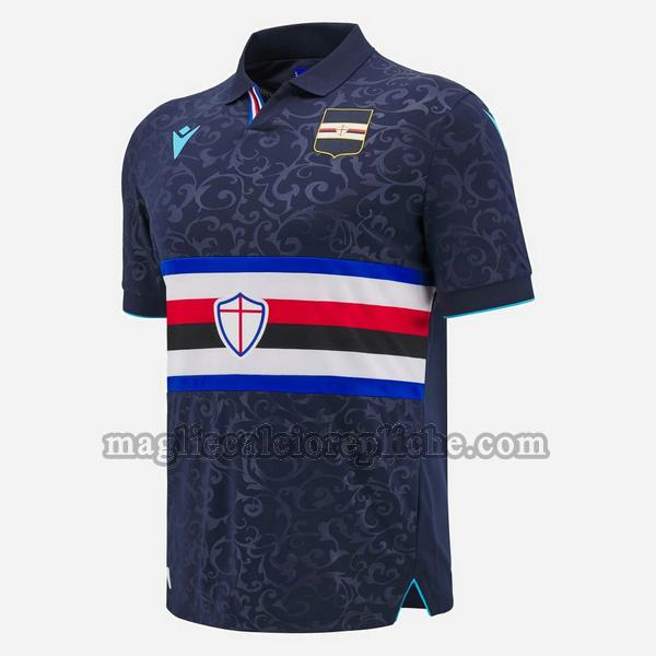 terza maglie calcio sampdoria 2024 2025 thailandia nero