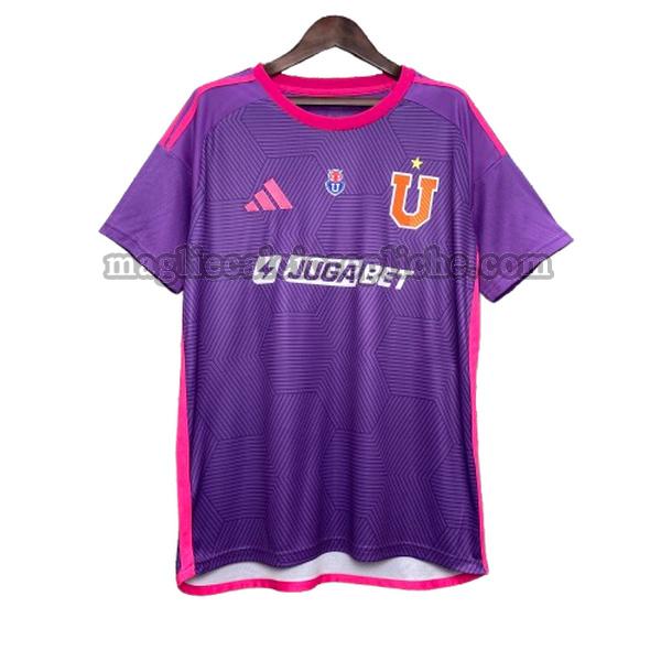 terza maglie calcio universidad de chile 2024 2025 thailandia blu