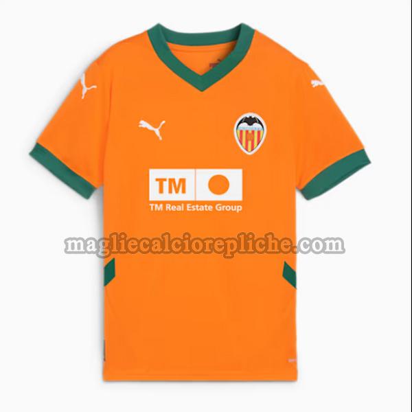 terza maglie calcio valencia 2024 2025 thailandia arancione