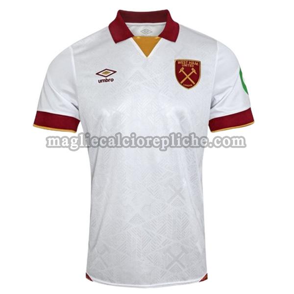 terza maglie calcio west ham 2024 2025 thailandia bianco