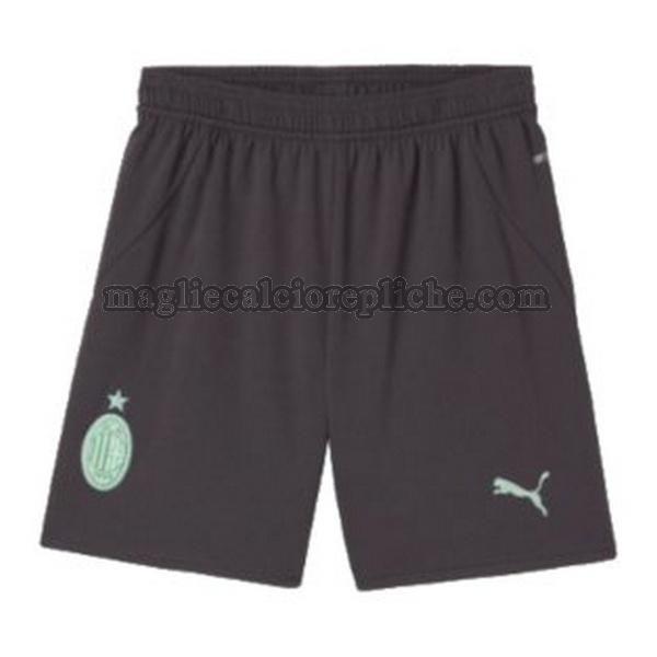 terza pantaloncini calcio ac milan 2024 2025 nero