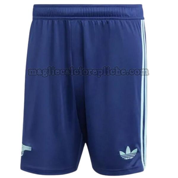 terza pantaloncini calcio arsenal 2024 2025 blu