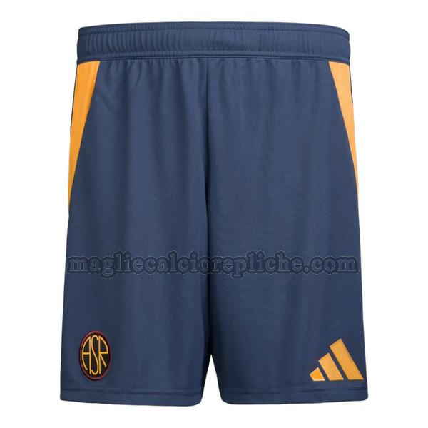 terza pantaloncini calcio as roma 2024 2025 blu