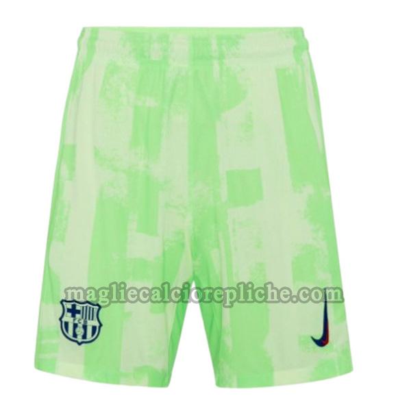 terza pantaloncini calcio barcellona 2024 2025 verde