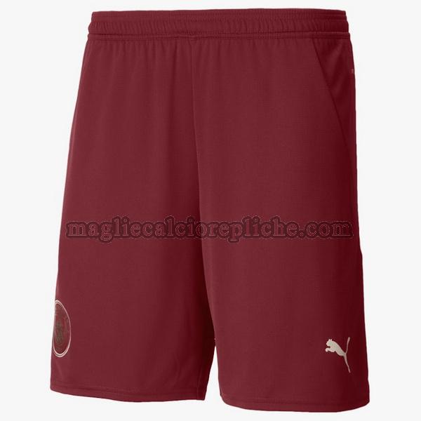 terza pantaloncini calcio manchester city 2024 2025 rosso