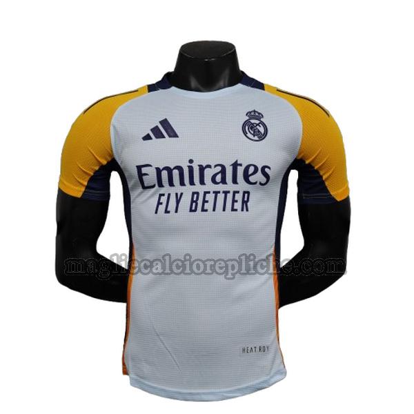 training maglie calcio real madrid 2024 player bianco