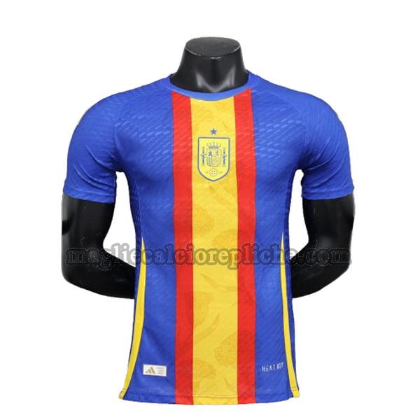 training maglie calcio spagna 2024 player blu