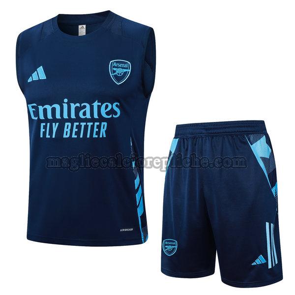 vests calcio arsenal 2024 2025 completo blu