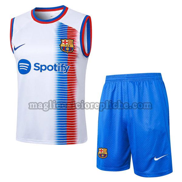 vests calcio barcellona 2024 2025 completo bianco