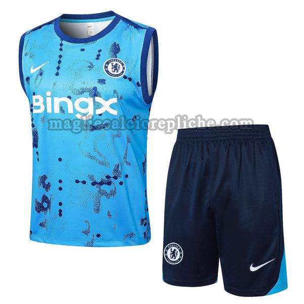 vests calcio chelsea 2024 2025 completo blu