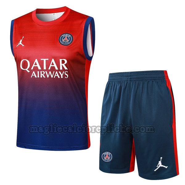 vests calcio psg 2024 2025 completo rosso blu