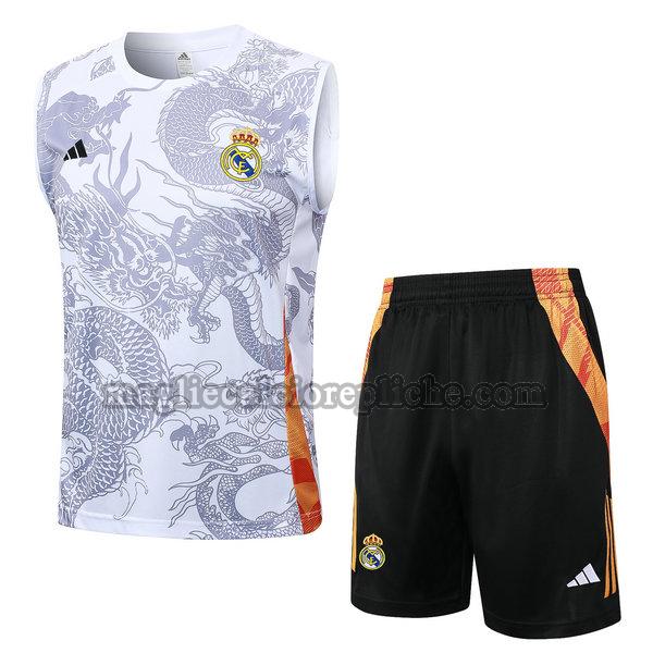 vests calcio real madrid 24 25 completo bianco