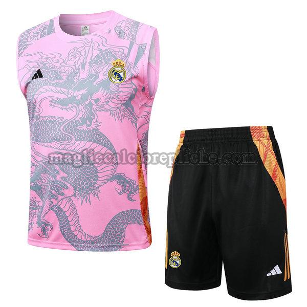 vests calcio real madrid 24 25 completo rosa