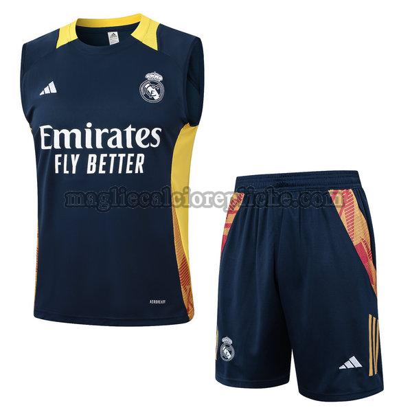 vests calcio real madrid 24 25 season completo blu